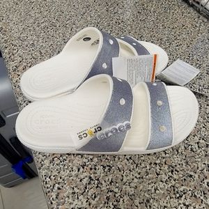 Crocs sparkle sandals